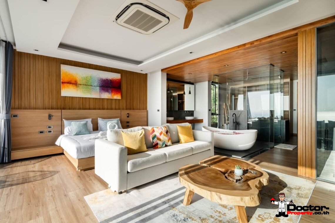 6 Bedroom Private Pool Villa with Sea View in Laem Yai, Koh Samui – For Sale